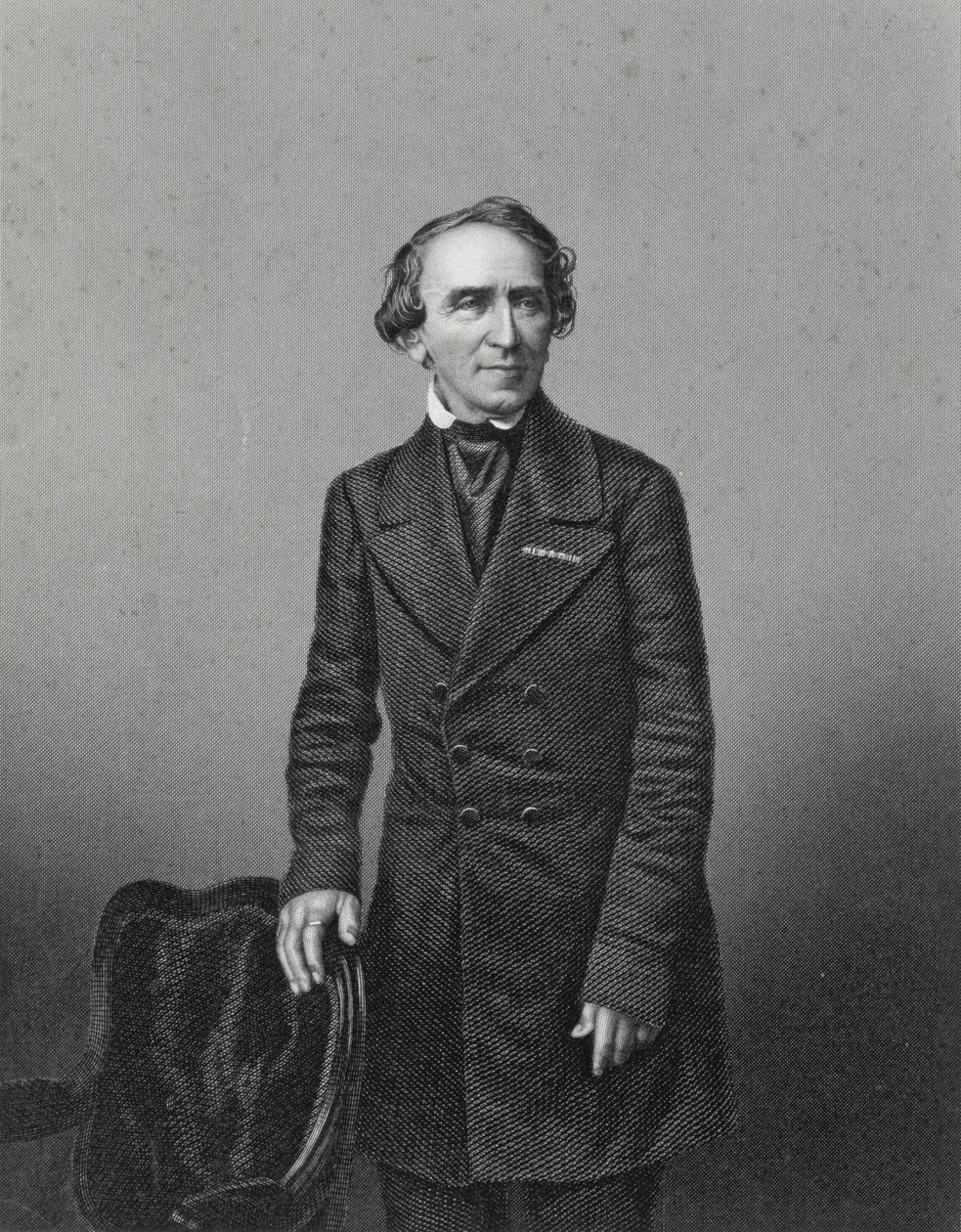 Giacomo Meyerbeer, inciso da D.J. Pound da una fotografia da John Jabez Edwin Paisley Mayall