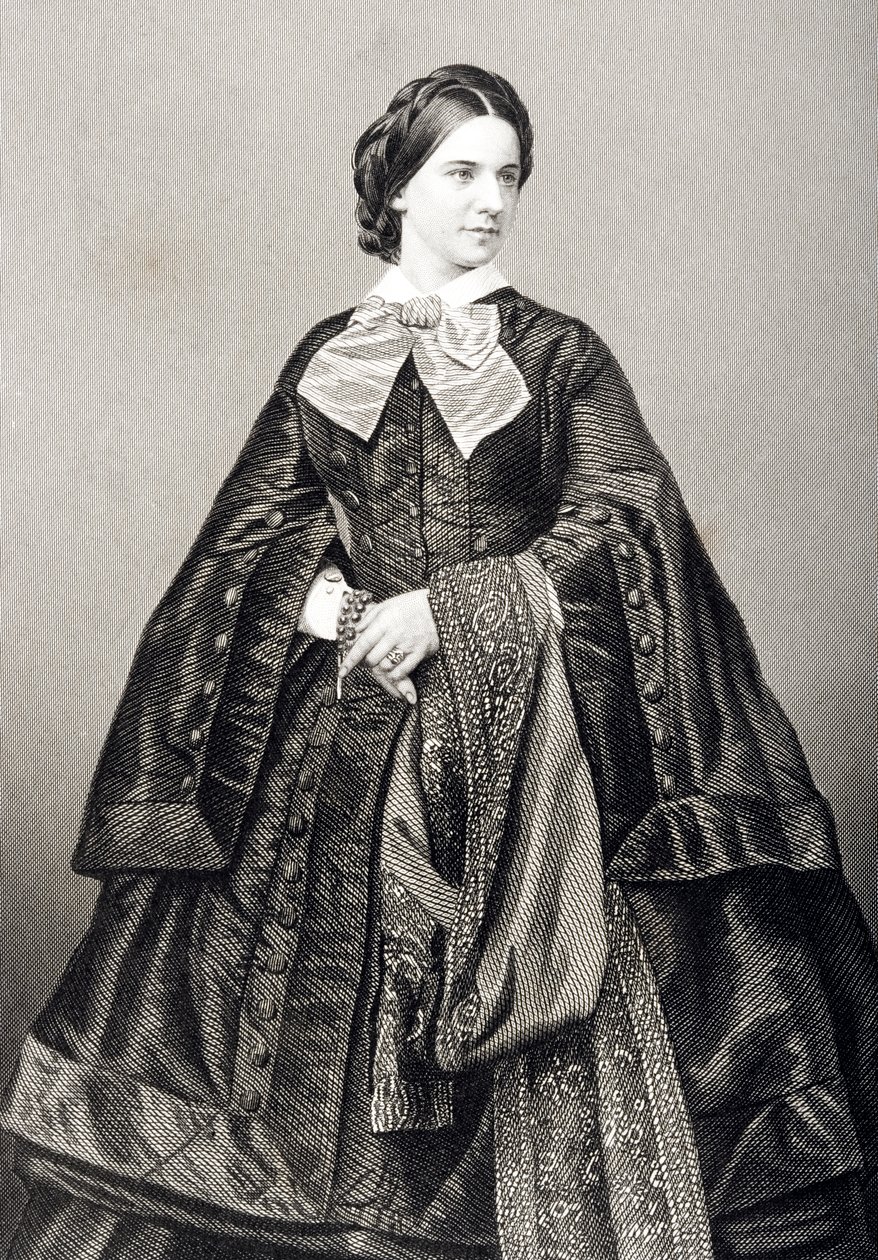 Mademoiselle Victoire Balfe (1837-71) incisa da D.J. Pound da una Fotografia, da 