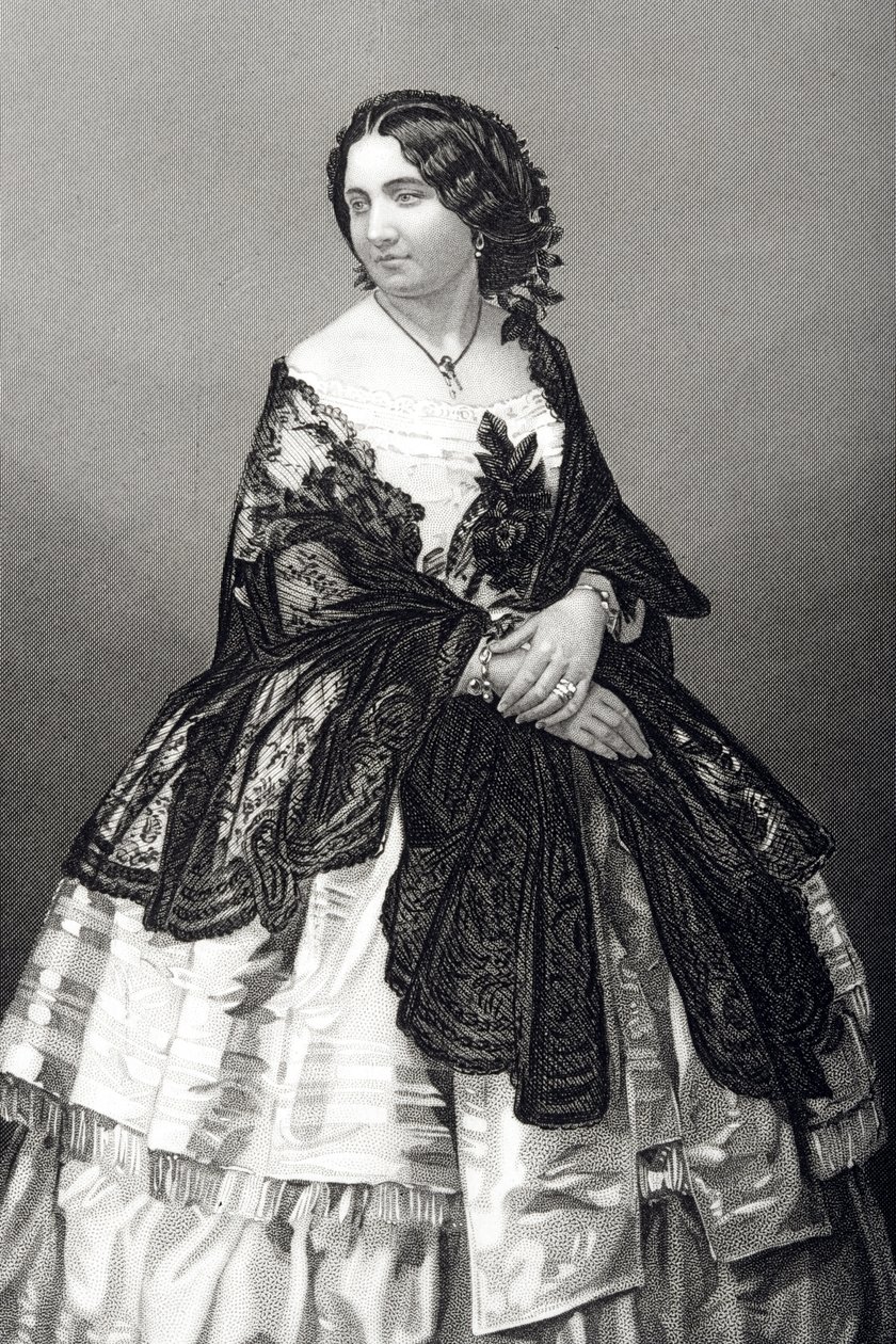 Miss Arabella Goddard, inciso da D.J. Pound da una fotografia, da 
