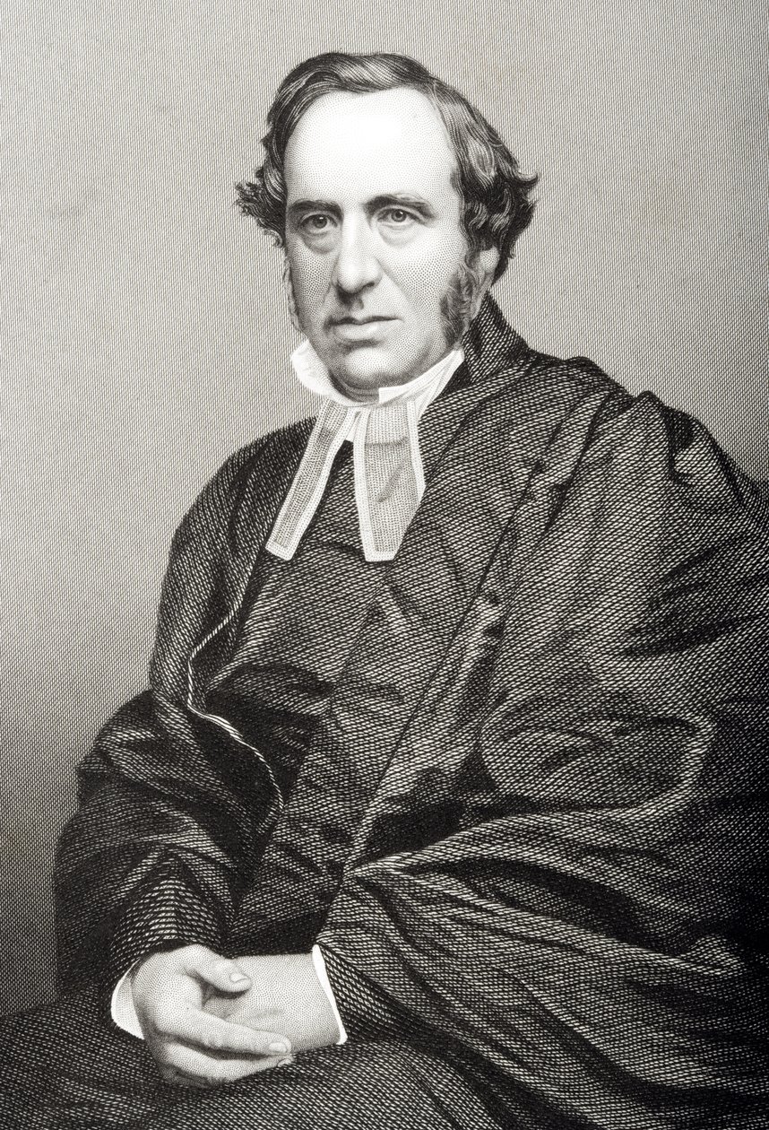 Richard Chenevix Trench (1807-86) inciso da D.J. Pound da una fotografia, da 