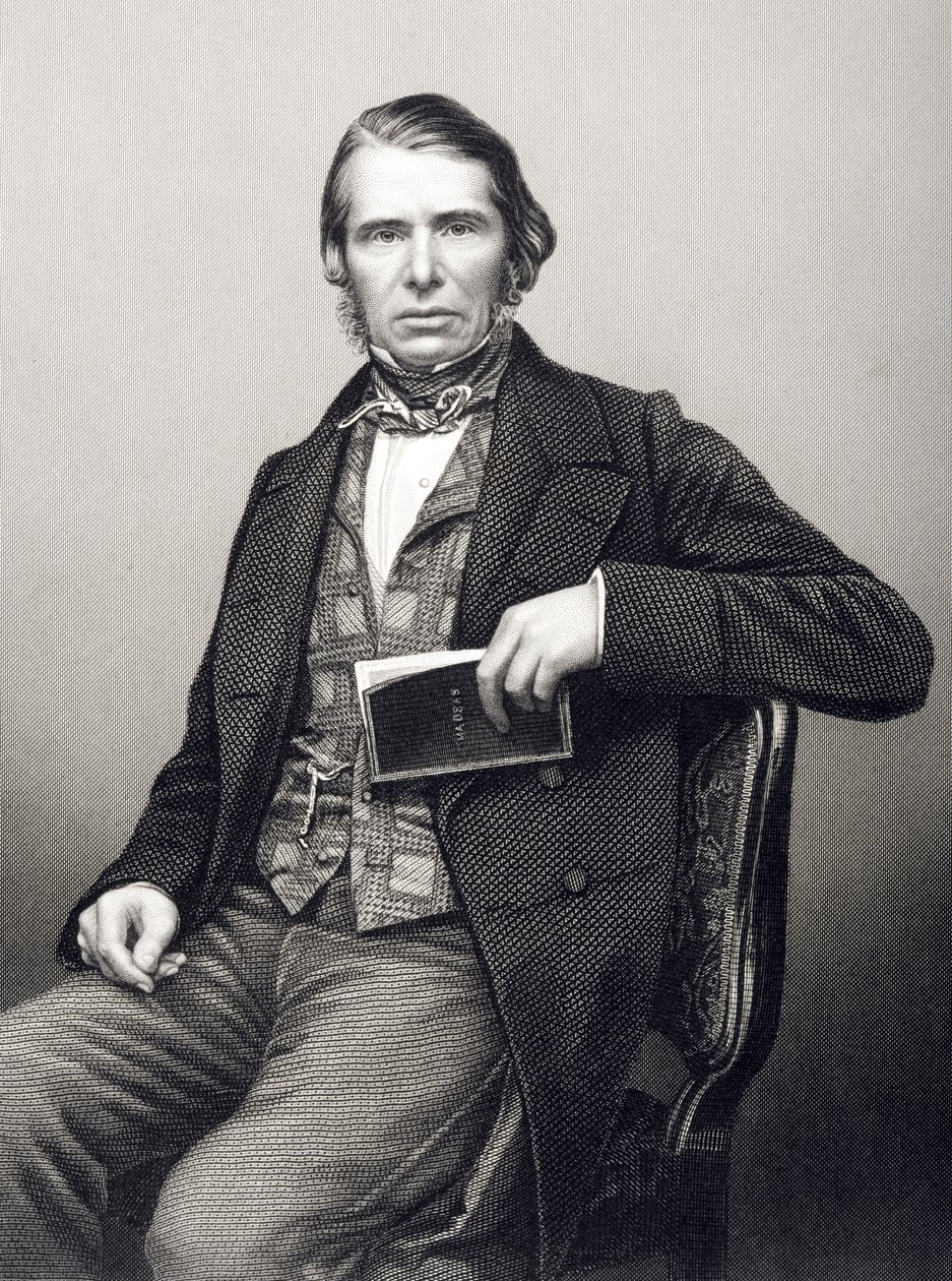 Sir Charles Edward Trevelyan (1807-86) inciso da D.J. Pound da una fotografia, da Il Salotto delle Personalità Eminenti, Volume 2, pubblicato a Londra, 1860 da John Jabez Edwin Paisley Mayall