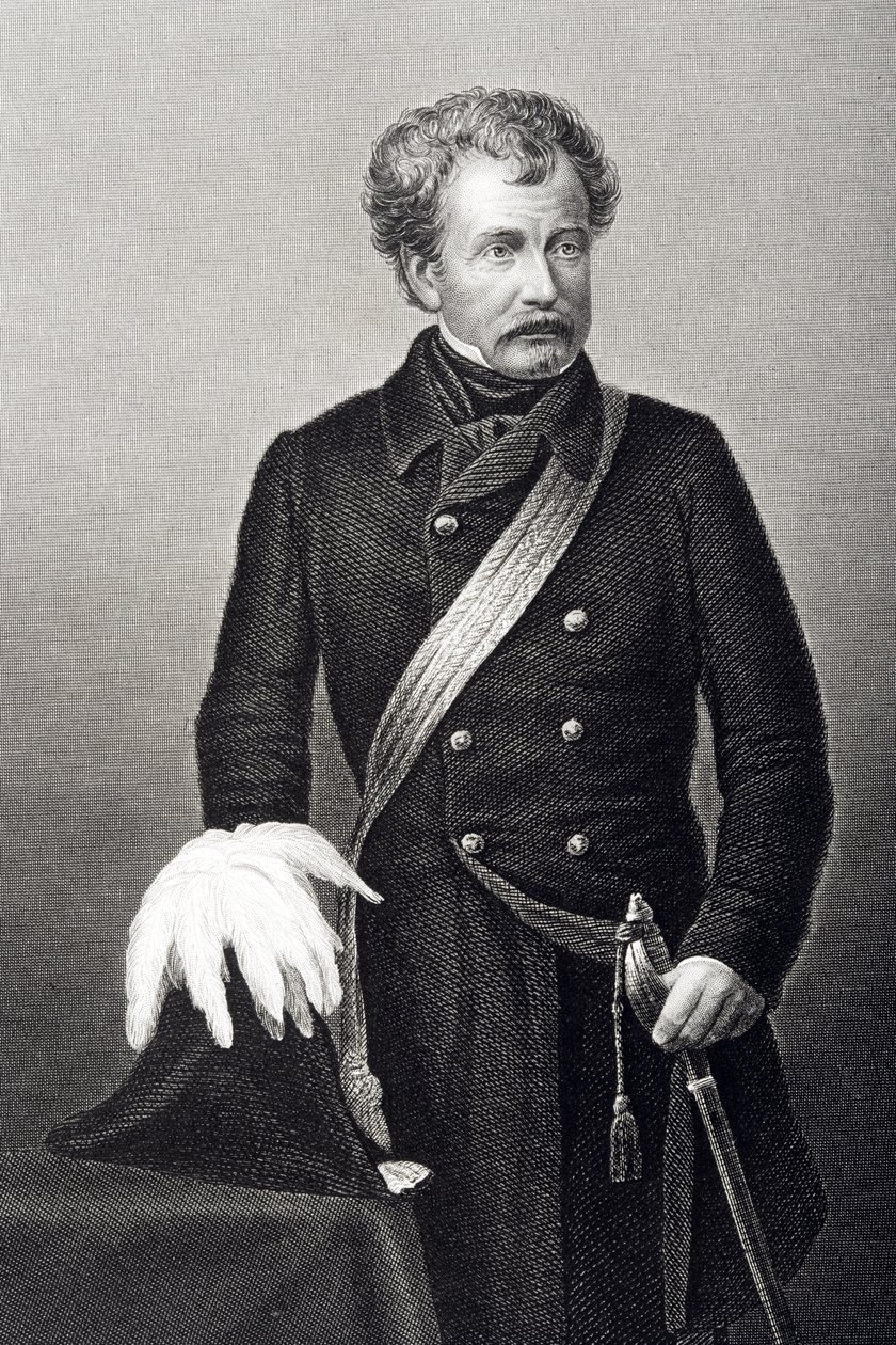 Sir Colin Campbell (1792-1863) Lord Clyde, inciso da D.J. Pound da una fotografia, da 