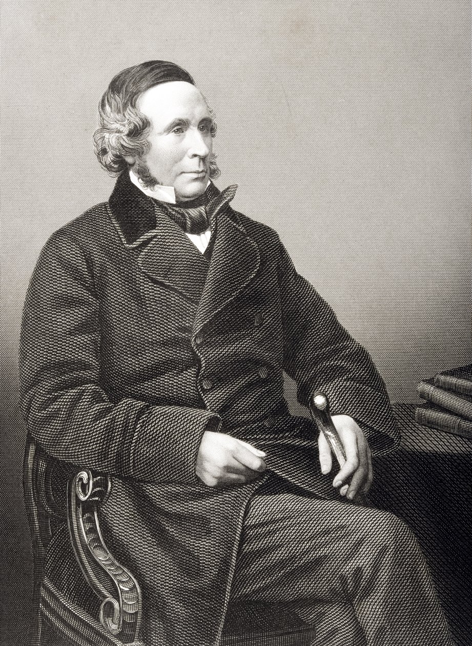 Sir Henry Singer Keating (1804-88) inciso da D.J. Pound da una fotografia, da 