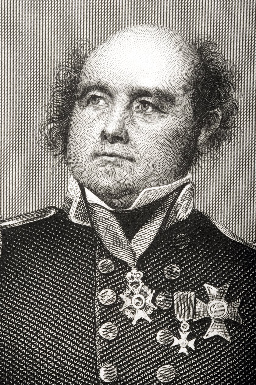 Sir John Franklin inciso da D.J. Pound da una fotografia, da 
