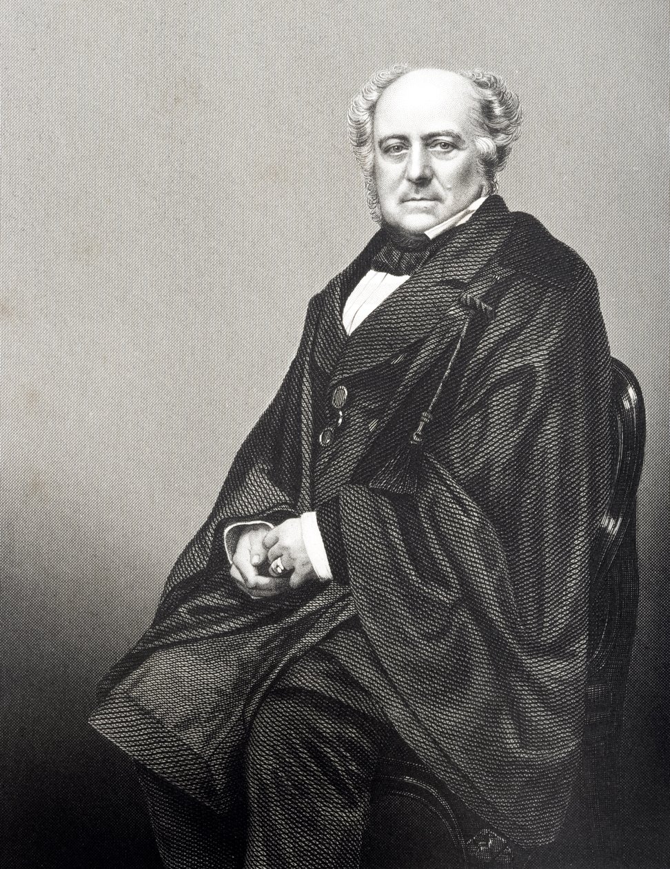 Sir Richard Bethell (1800-73) 1° Barone Westbury, inciso da D.J. Pound da una fotografia, da 