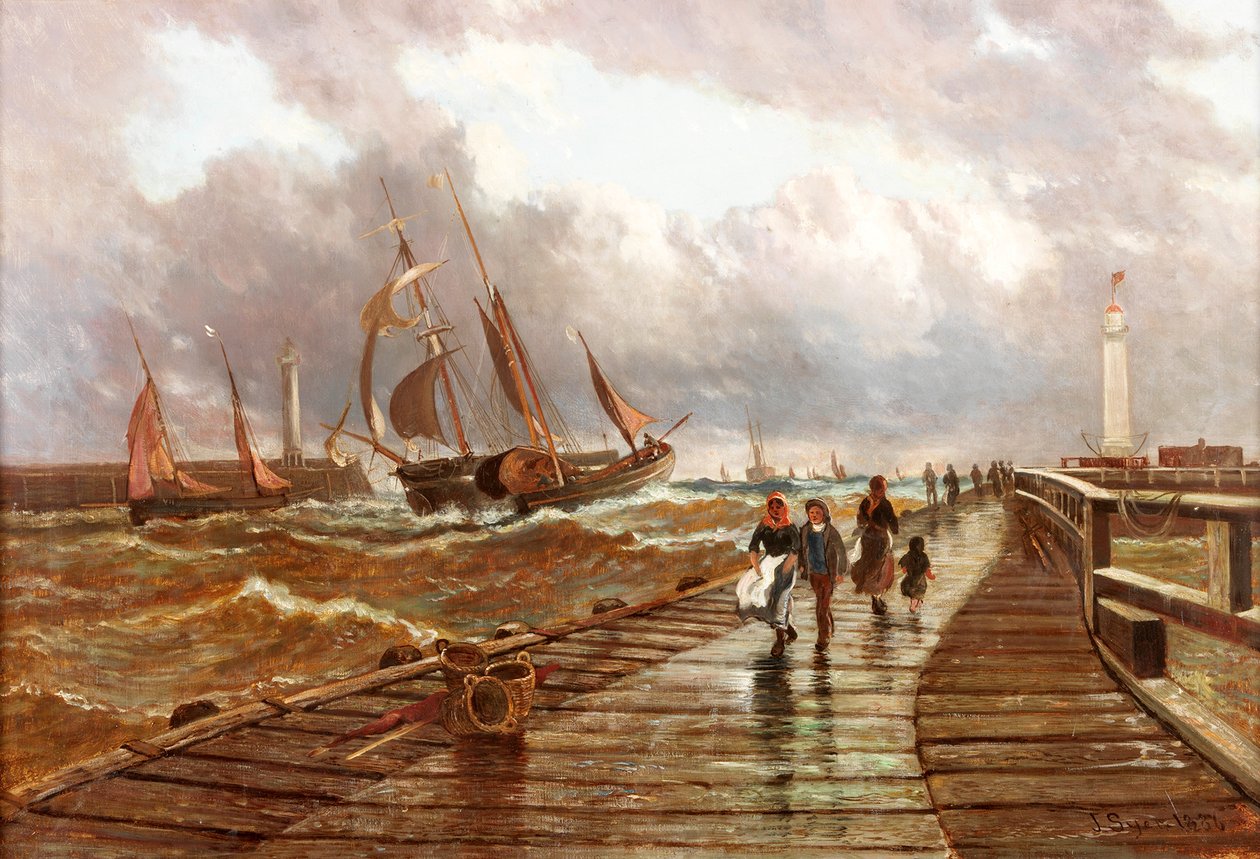 Moli di Sunderland, 1843, 1886 da John James Syer