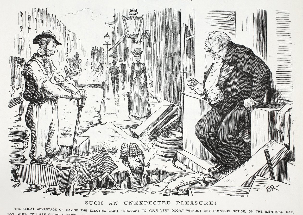 Che piacere inaspettato! da John Leech