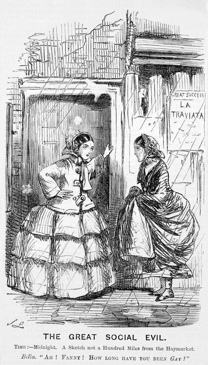 Il grande male sociale, Punch, 1857 da John Leech