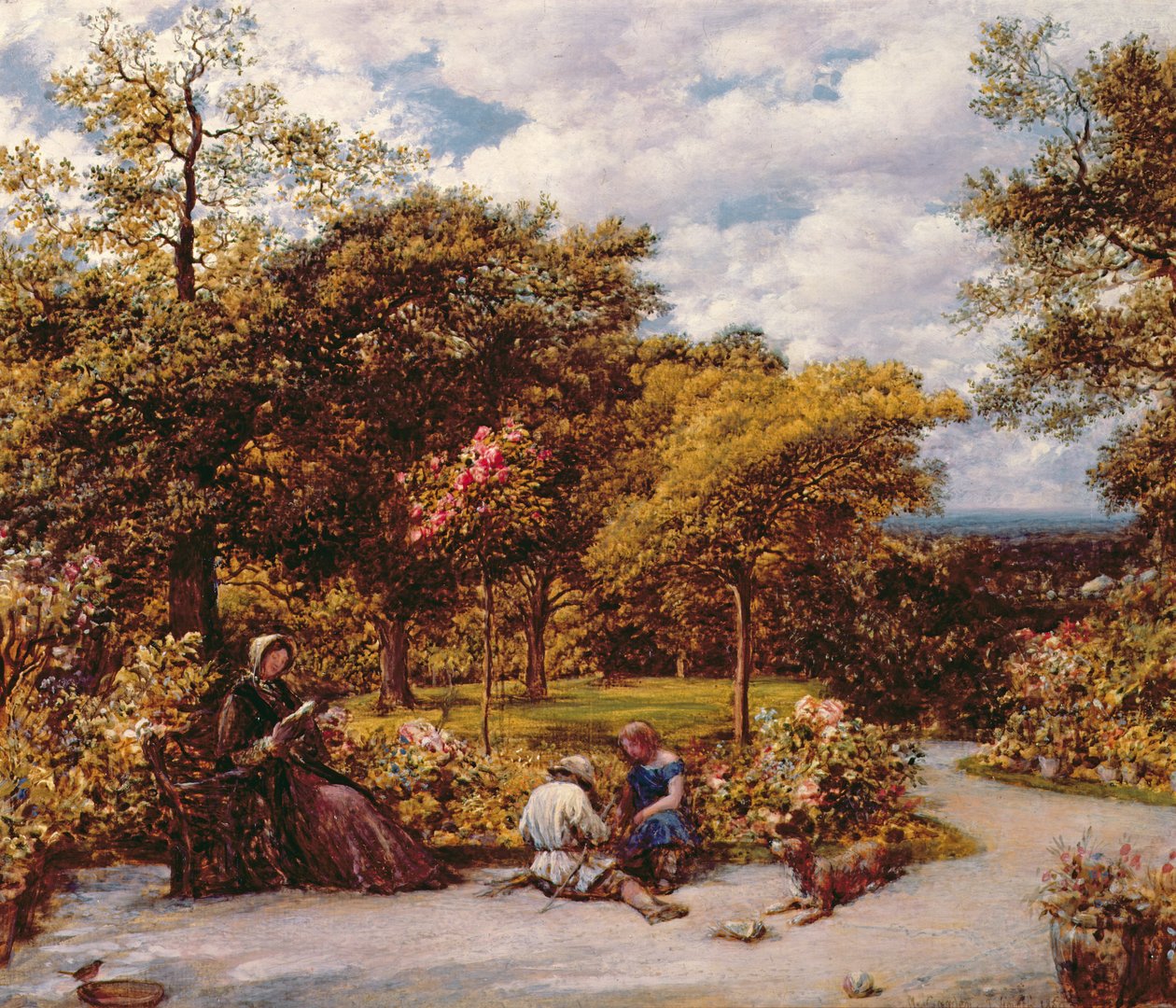 Il Mio Giardino a Redhill, 1859 da John Linnell