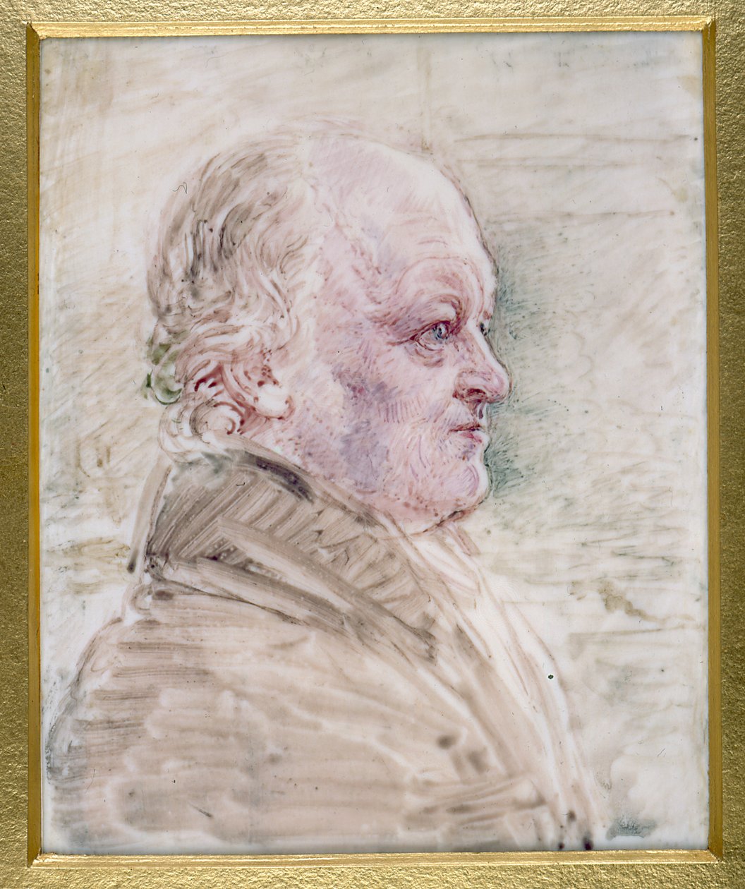 Miniatura di William Blake (1757-1827) 1821 da John Linnell