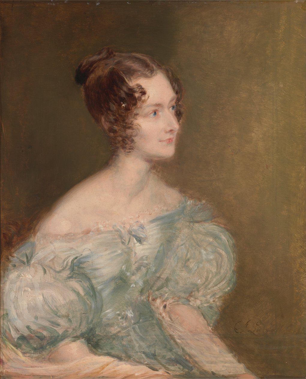 Ritratto di una donna, probabilmente Mrs. Price di Rugby da John Linnell
