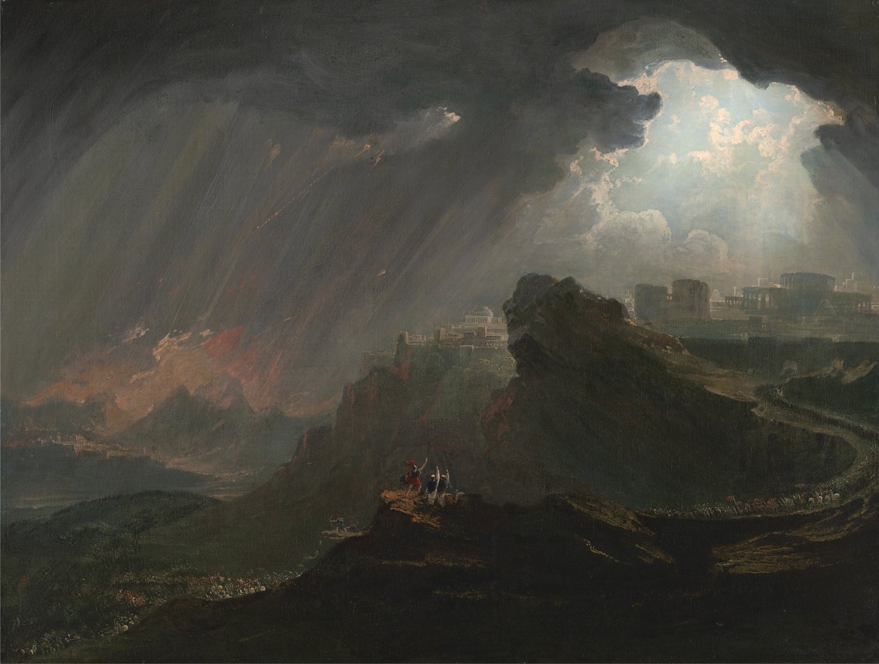 Giosuè comanda al sole di fermarsi da John Martin