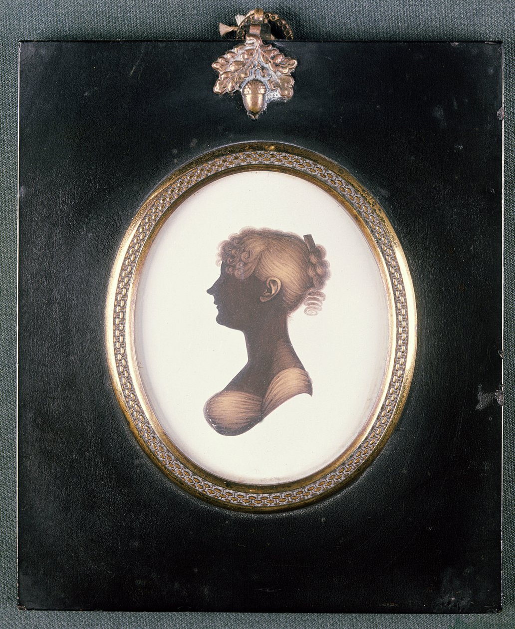 Silhouette di Cassandra Austen, c.1809 da John Meiers
