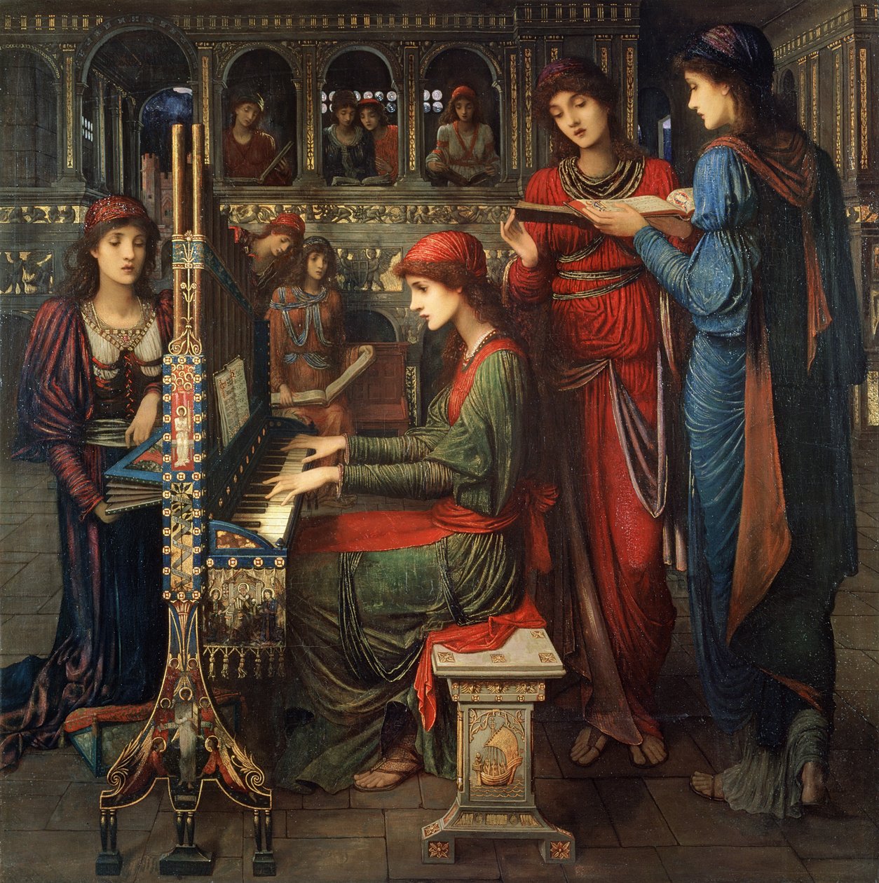 Santa Cecilia, 1897 da John Melhuish Strudwick