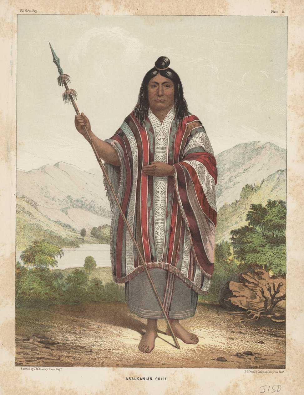 Capo Araucano, 1855 da John Mix Stanley