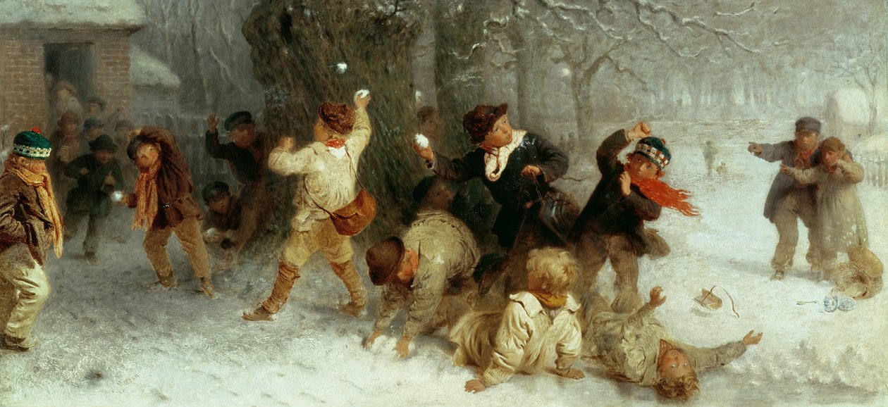 Battaglia di palle di neve, 1865 da John Morgan