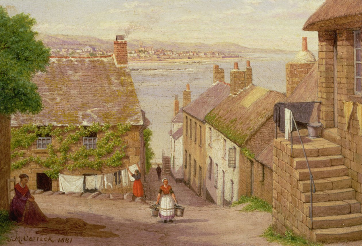 Veduta di Penzance da Newlyn, 1881 da John Mulcaster Carrick
