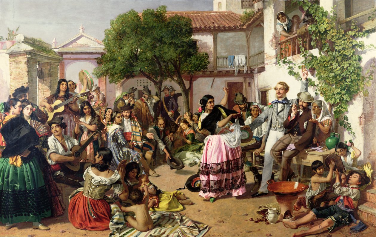 Vita tra gli zingari, Siviglia, 1853 da John Phillip