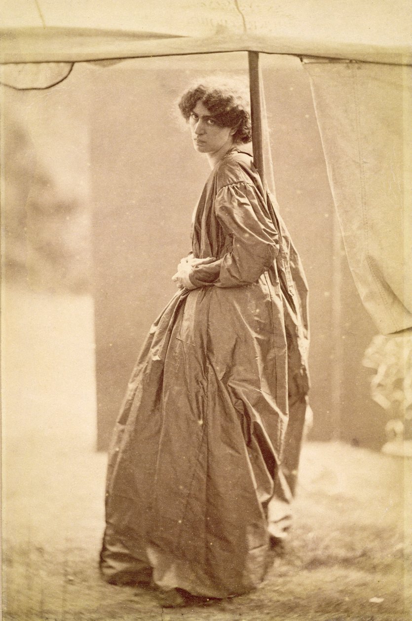 Ritratto di Jane Morris (1839-1914) 1865 da John R. Parsons