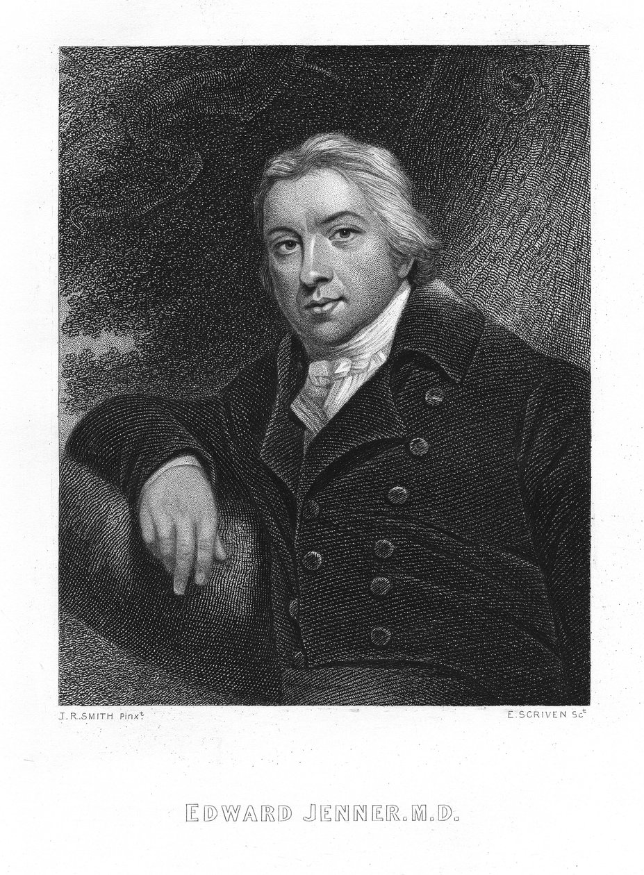 Edward Jenner, inciso da E. Scriven da John Raphael Smith