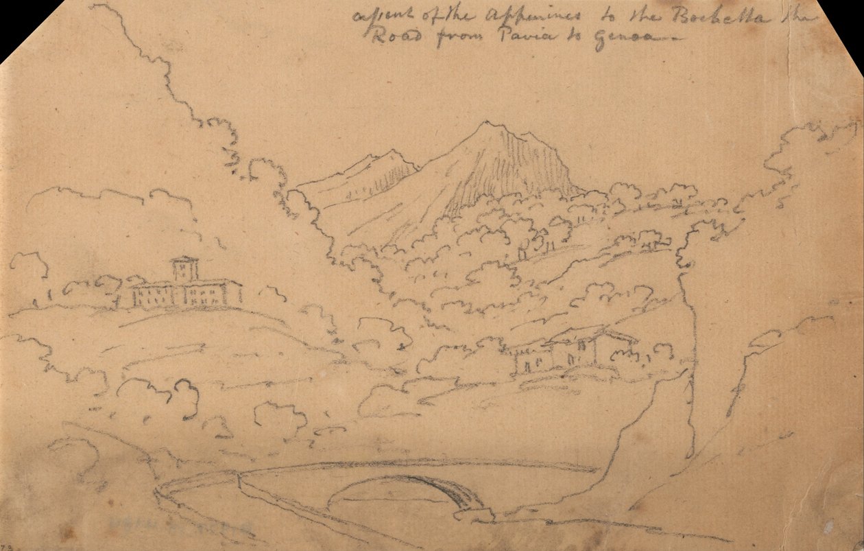Ascesa degli Appennini alla Rochetta da John Robert Cozens
