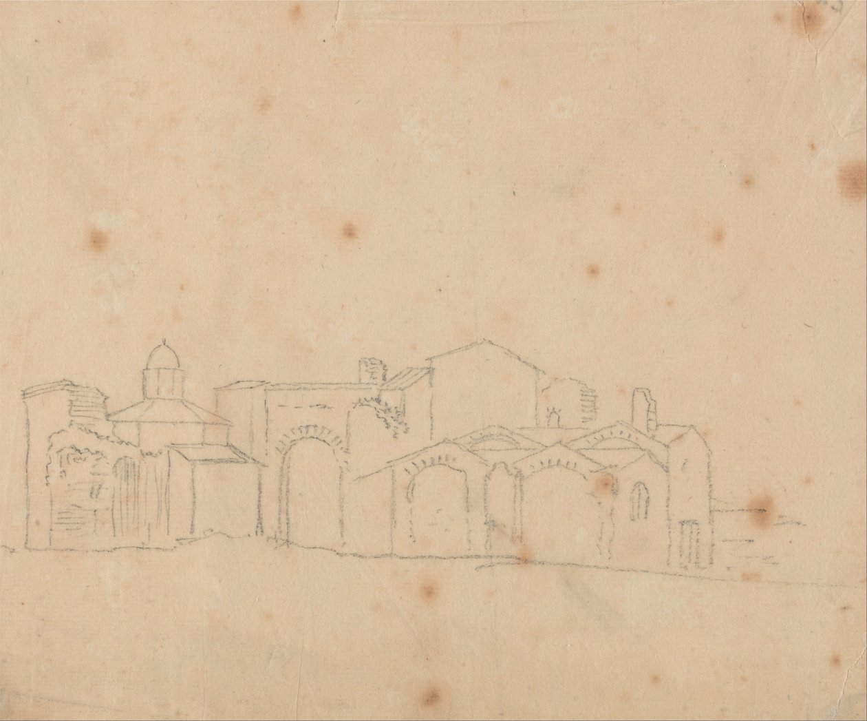 Terme di Diocleziano da John Robert Cozens
