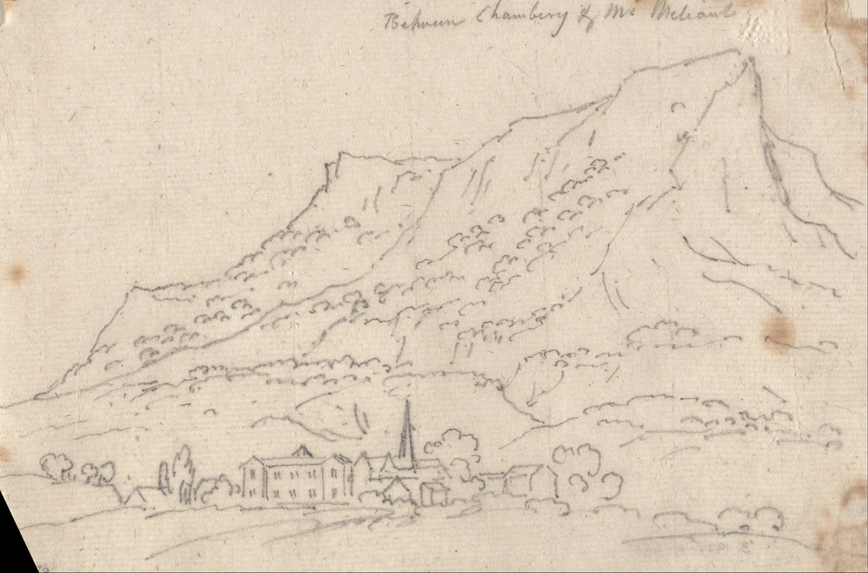 Tra Chamberg e Monte Meliant da John Robert Cozens