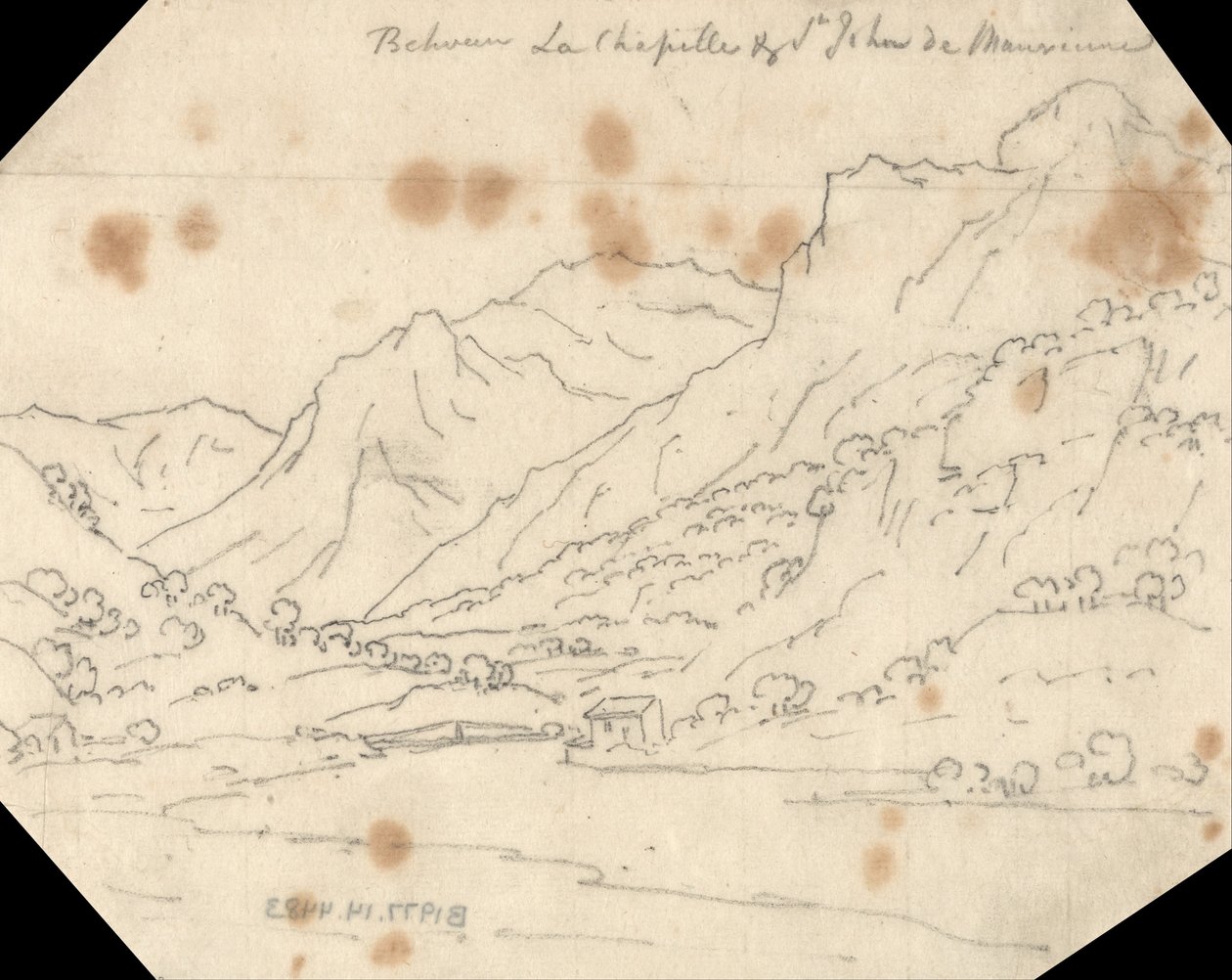 Tra La Chapelle e San Giovanni di Maurienne da John Robert Cozens