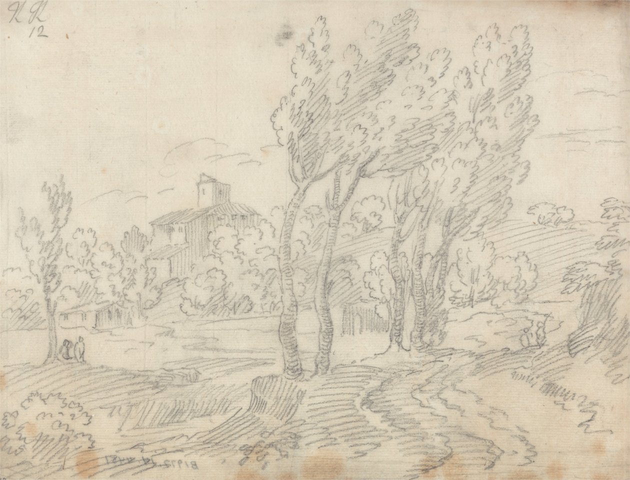 Convento di Monte Oliveto vicino a Firenze da John Robert Cozens