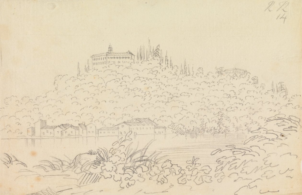 Convento di Monte Olivetto vicino a Firenze da John Robert Cozens