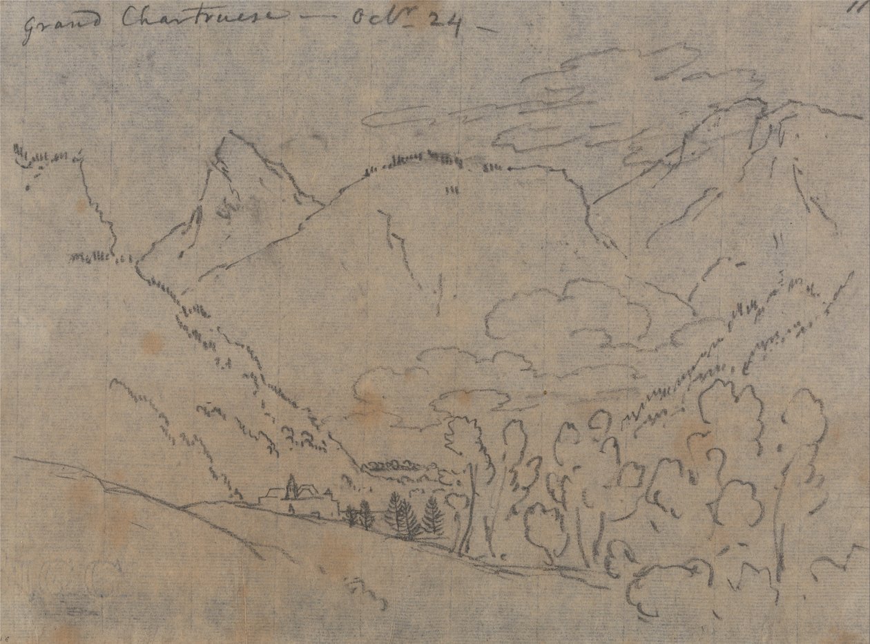 Grande Certosa, 24 ottobre da John Robert Cozens
