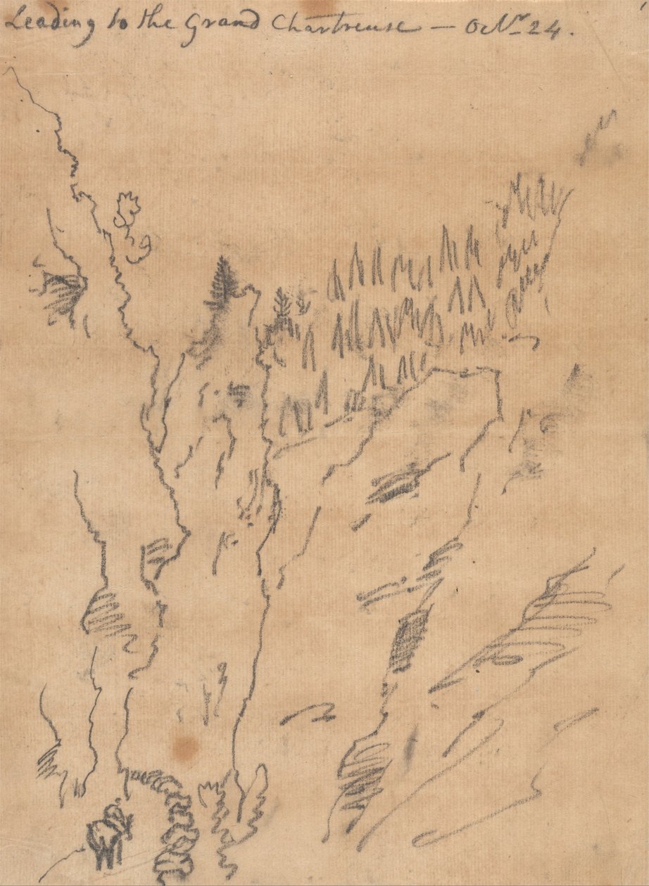 Verso la Grande Chartreuse, 24 ottobre da John Robert Cozens
