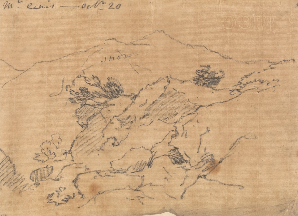 Mont Cenis, 20 ottobre da John Robert Cozens