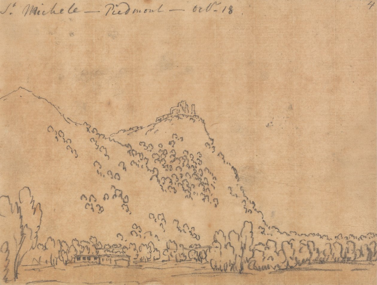 San Michele, Piemonte, 18 ottobre da John Robert Cozens