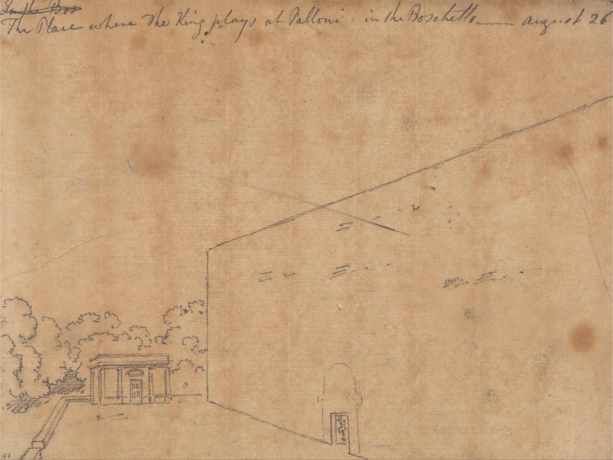 Il luogo dove il re gioca a palloni da John Robert Cozens