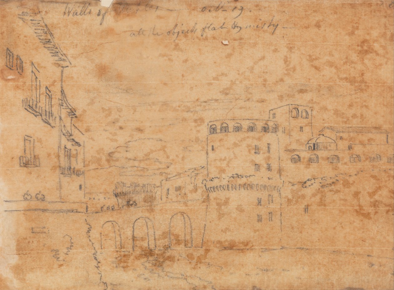 Mura di Napoli, 19 ottobre da John Robert Cozens