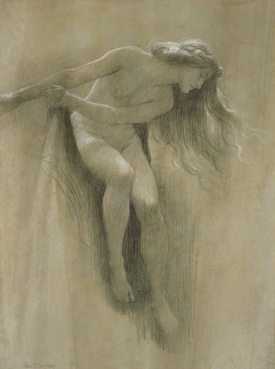 Studio di nudo femminile da John Robert Dicksee