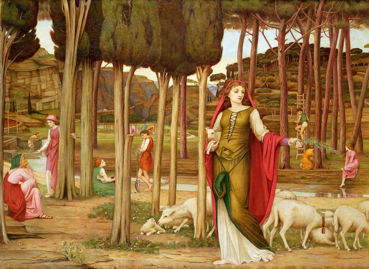 La Sulamita da John Roddam Spencer Stanhope