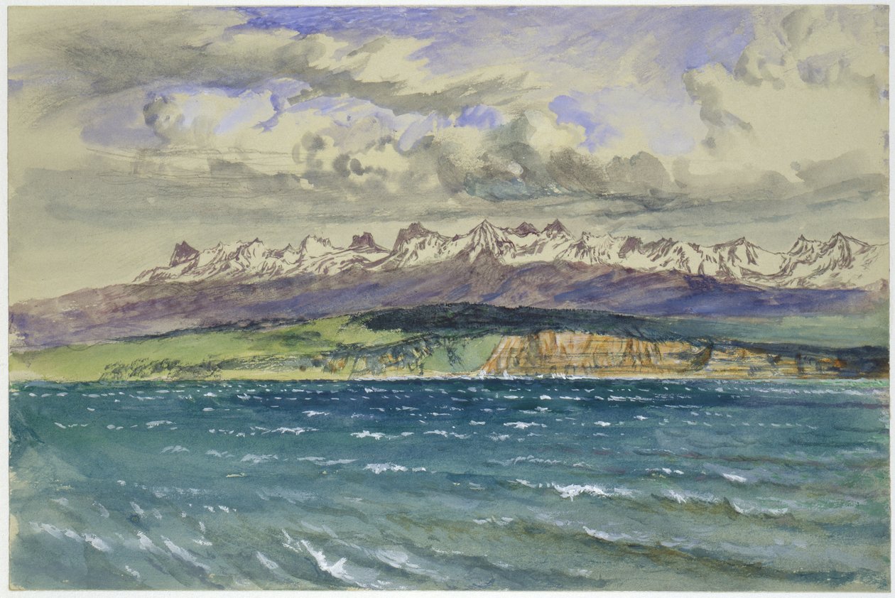 Pomeriggio di primavera, con vento del sud, a Neuchâtel, 30 aprile 1869 da John Ruskin