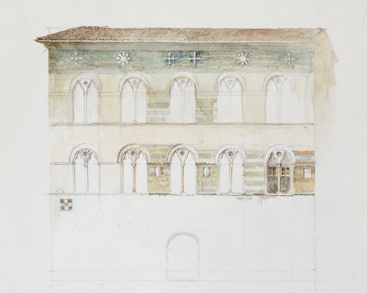 Il Palazzo Gambacorti, Pisa, 27 - 30 aprile 1872 da John Ruskin