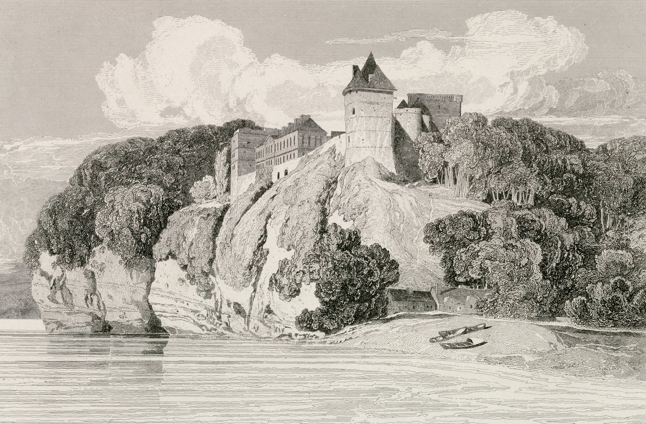 Castello di Tancarville, pubblicato il 1 ottobre 1821 da John Sell Cotman