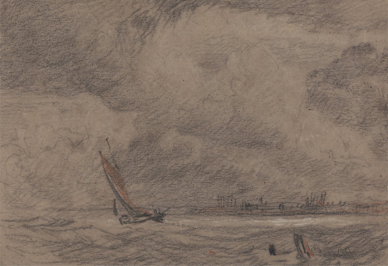 Peschereccio al largo di Yarmouth da John Sell Cotman