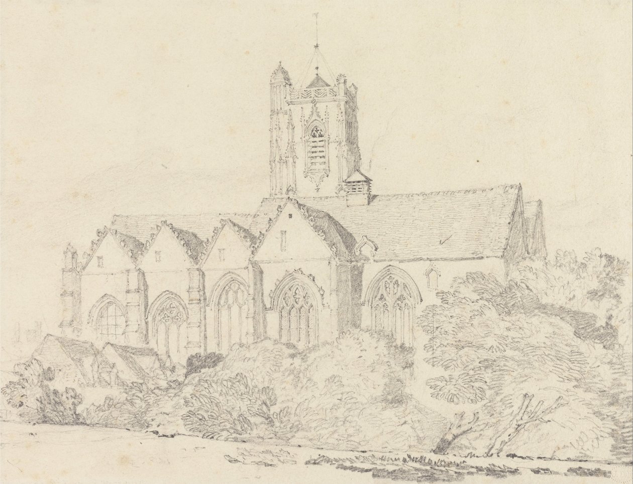 La Chiesa di San Giovanni, Peronne (Somme) da John Sell Cotman