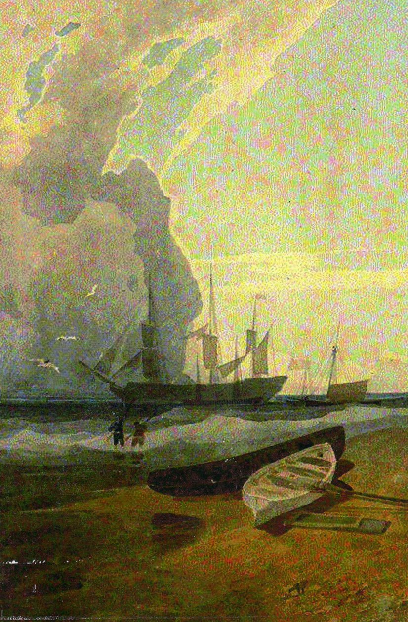 Il Marte, ancorato al largo di Cromer da John Sell Cotman
