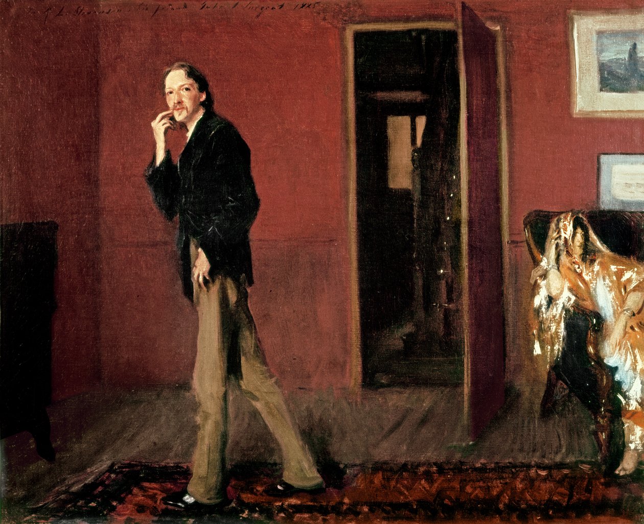 Robert Louis Stevenson e sua moglie, 1885 da John Singer Sargent