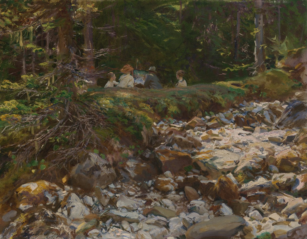 Il maestro e i suoi allievi da John Singer Sargent