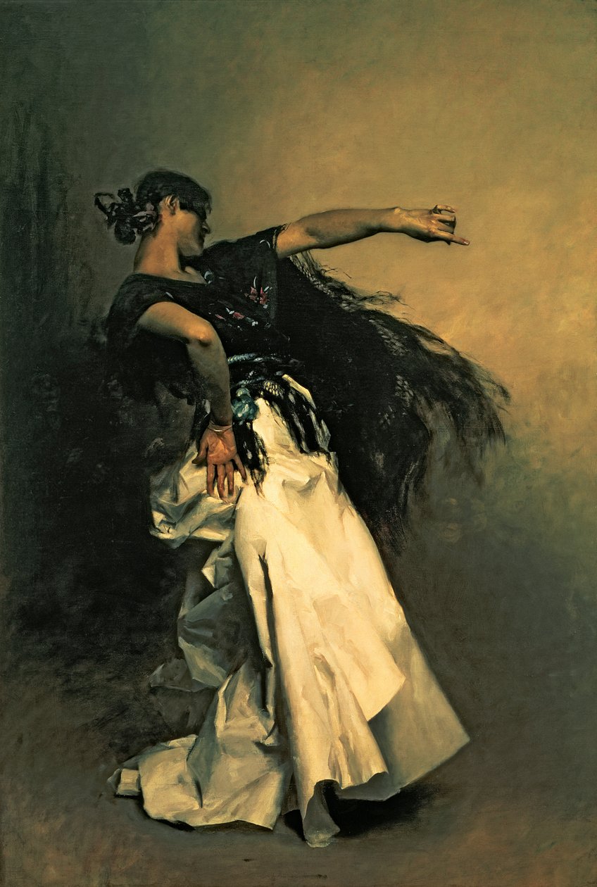 La danzatrice spagnola, studio per 