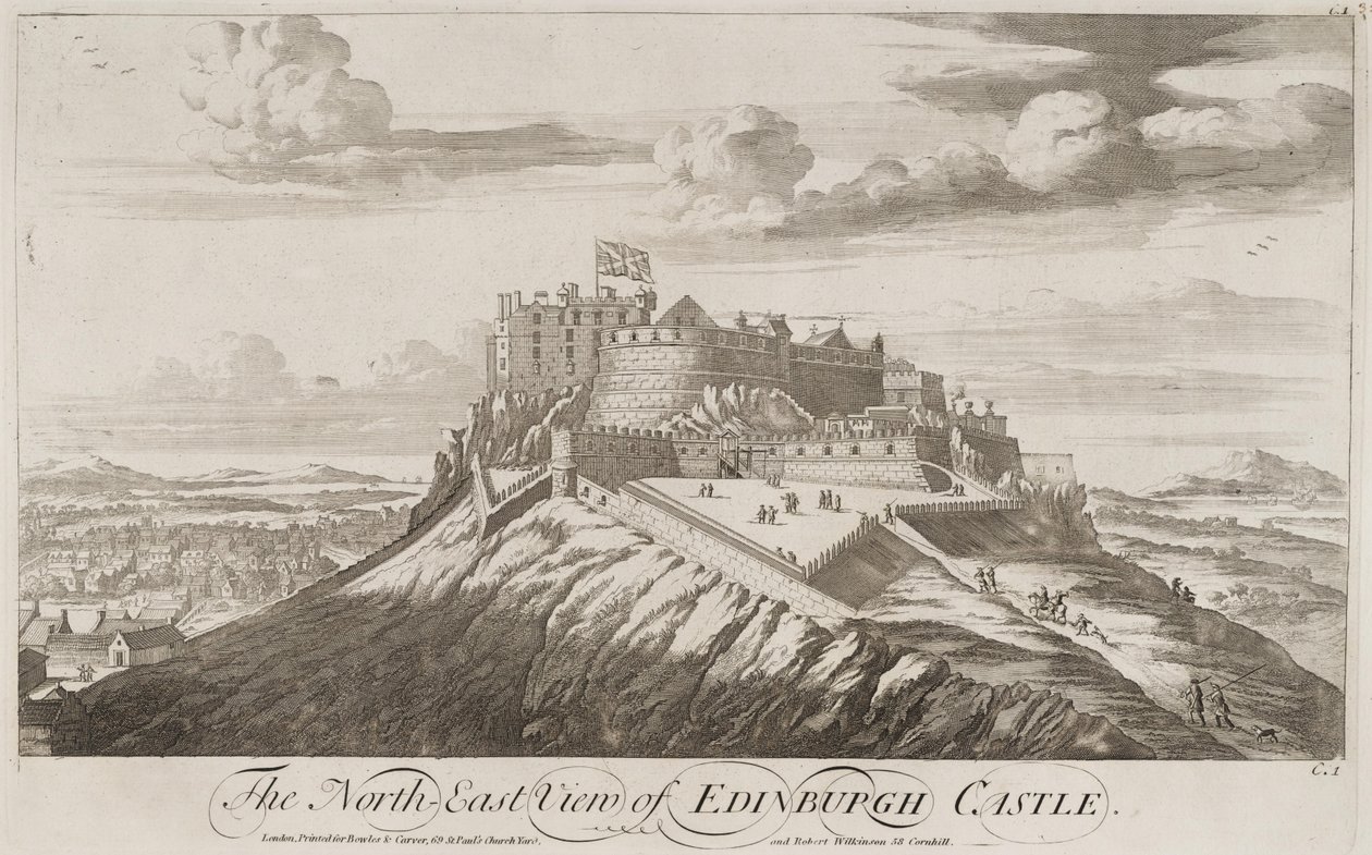 Castello di Edimburgo da John Slezer