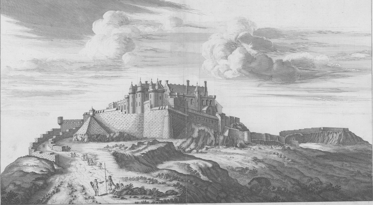 Il prospetto del castello di Sterling delle loro Maestà da John Slezer