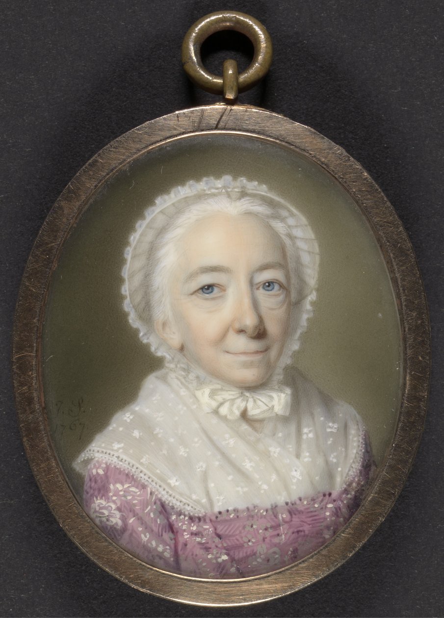 Ritratto di una Signora Anziana, 1767 da John Smart